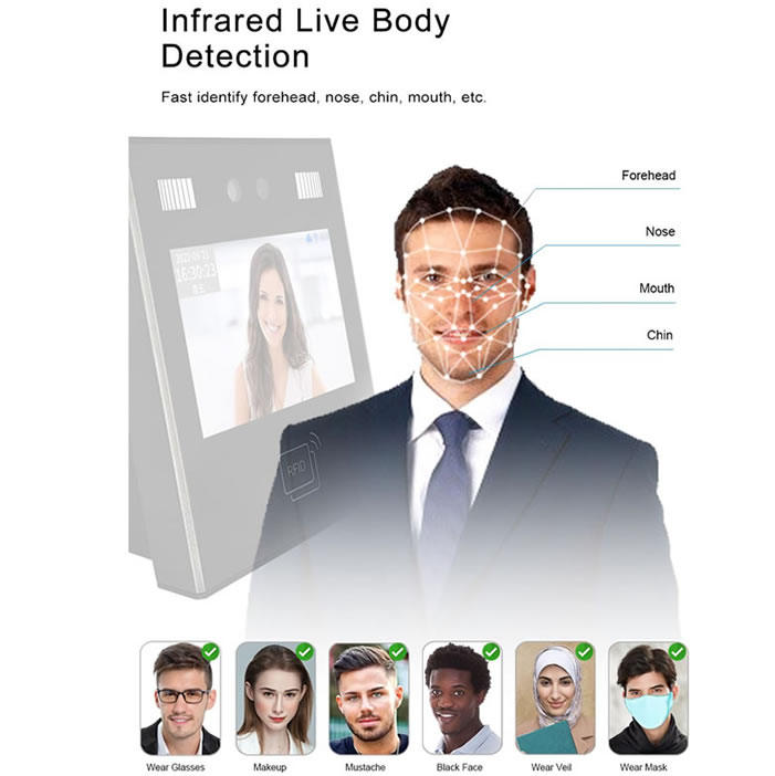 AIFace11 Dynamic Facial Recognition System Terminal